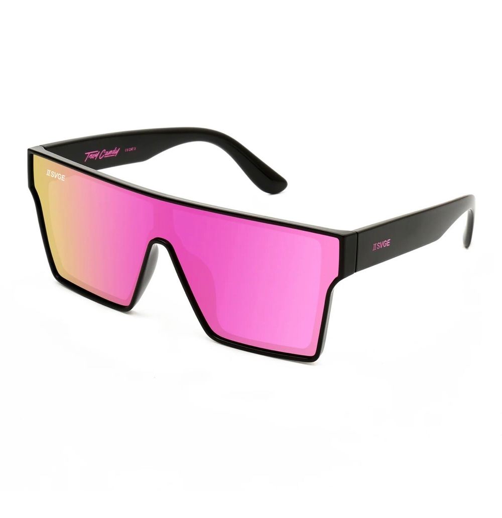 II SVGE Black Shield Sunglasses
