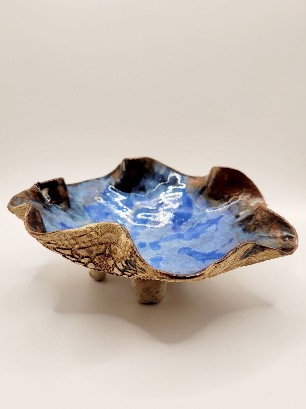 Handmade ceramic trinket dish