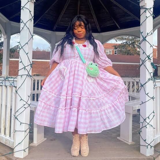 Miss Candyholic Strawberry Blossom dress