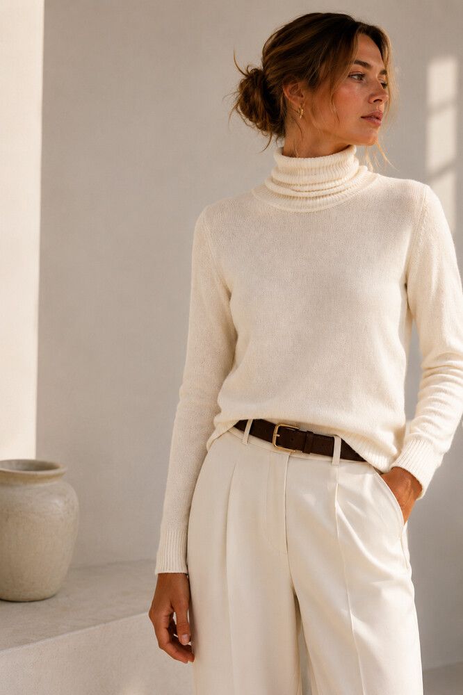 Zimmermann Cream Turtleneck Top BNWT size 2