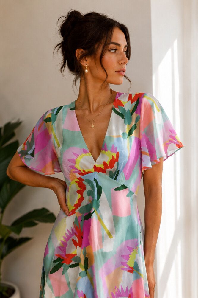 Gorman Multicolour Floral Midi Dress