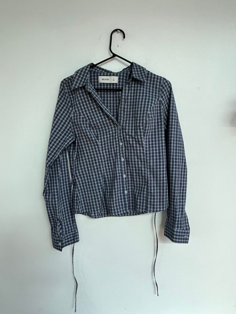 Hollister Blue Plaid Shirt