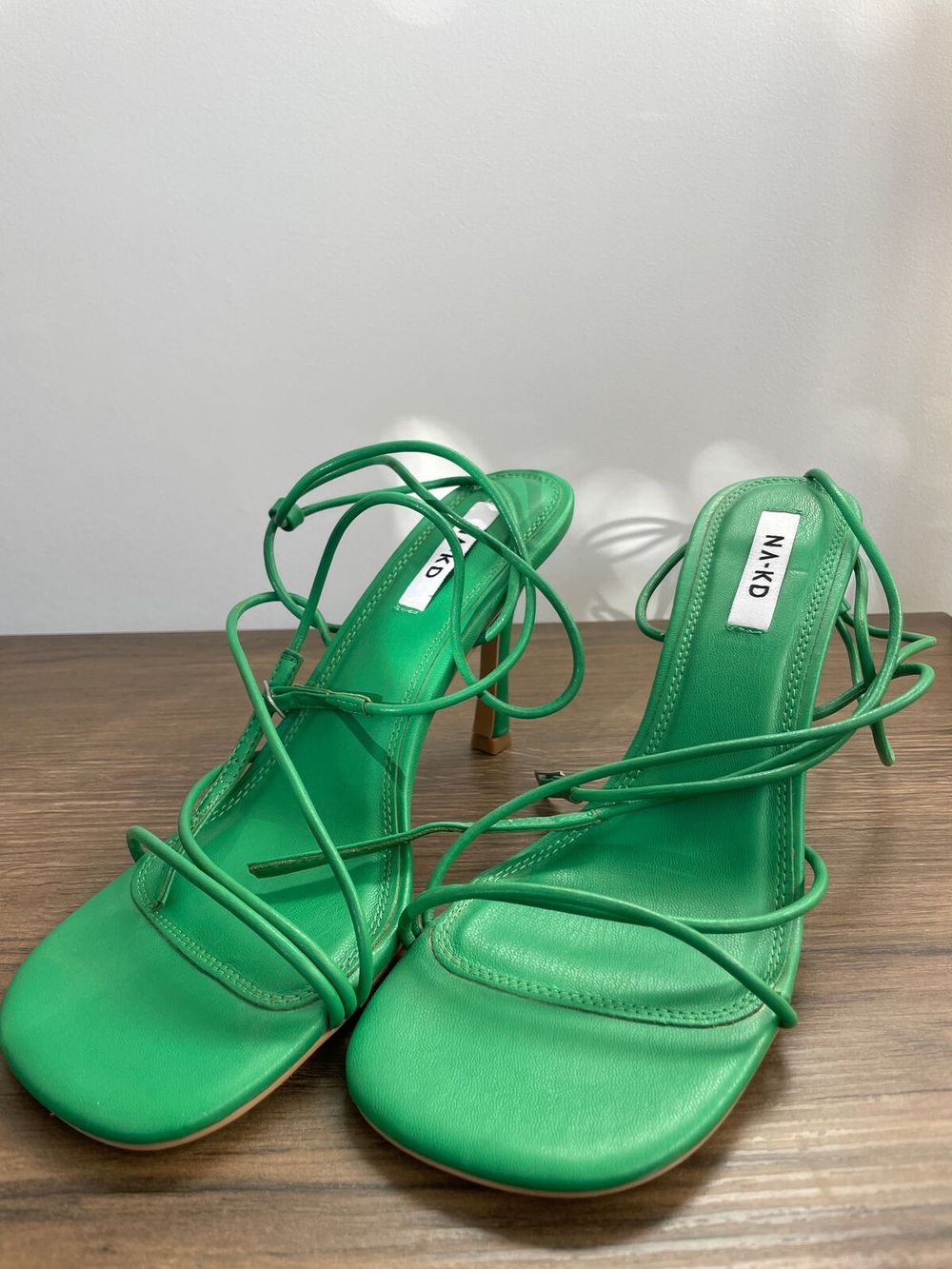 NA-KD Green Heels Size 38