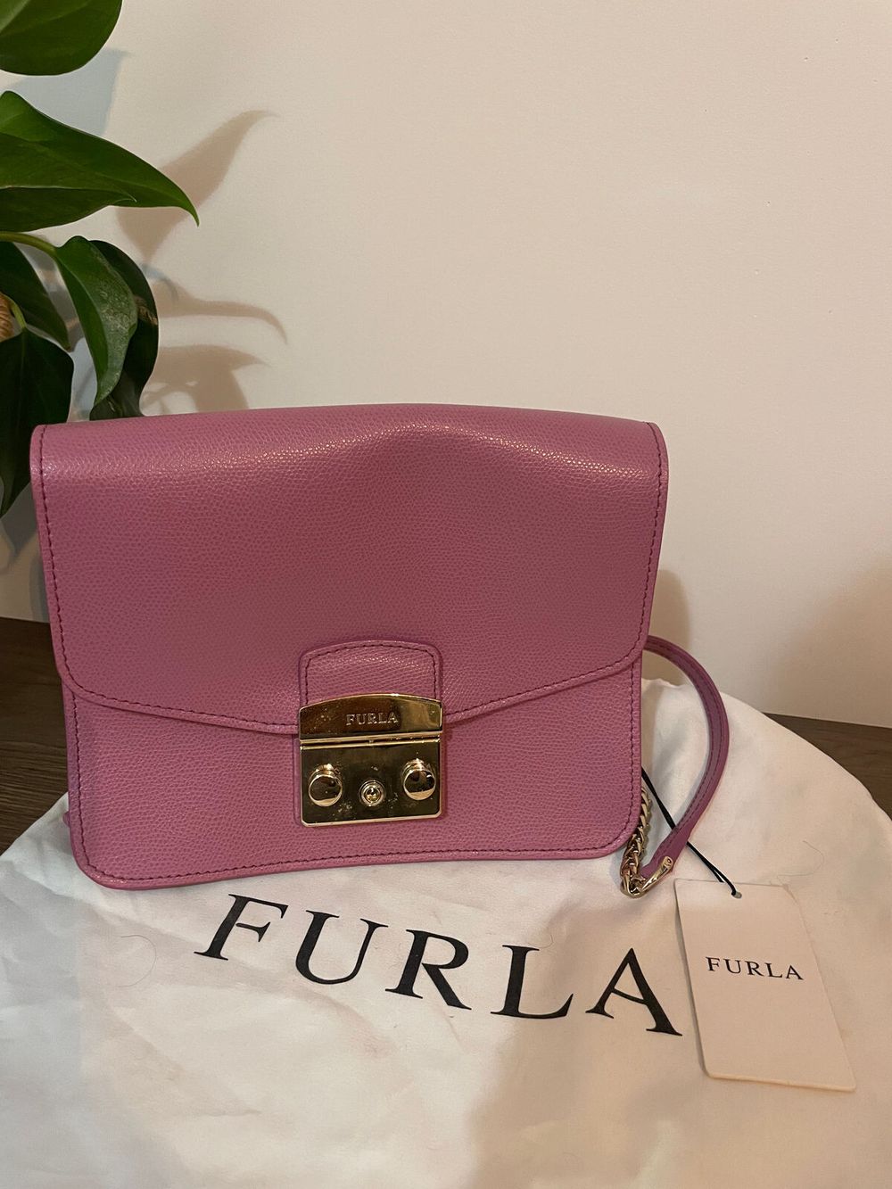 Furla Pink Crossbody Bag