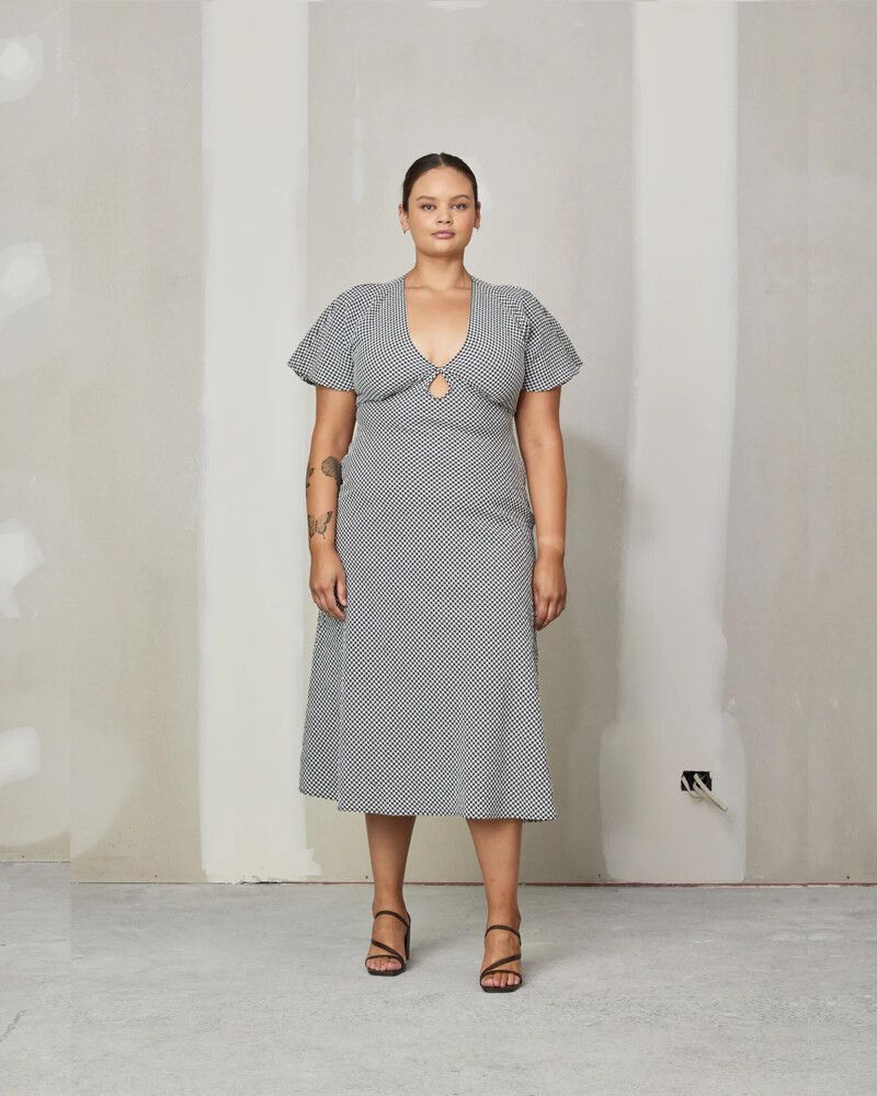 knee length dresses for ladies Camille Midi Dress – Red Clover main image 0