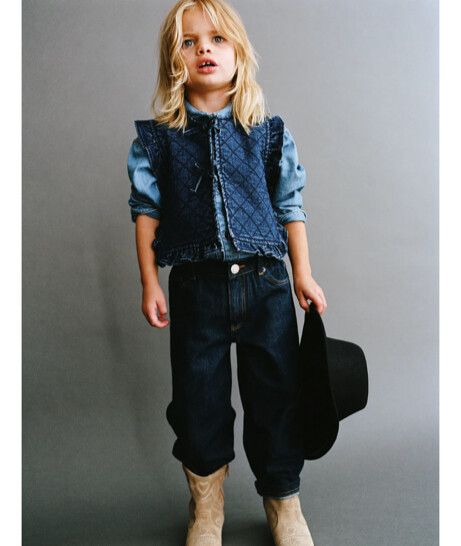 Zara Denim Waist Coat