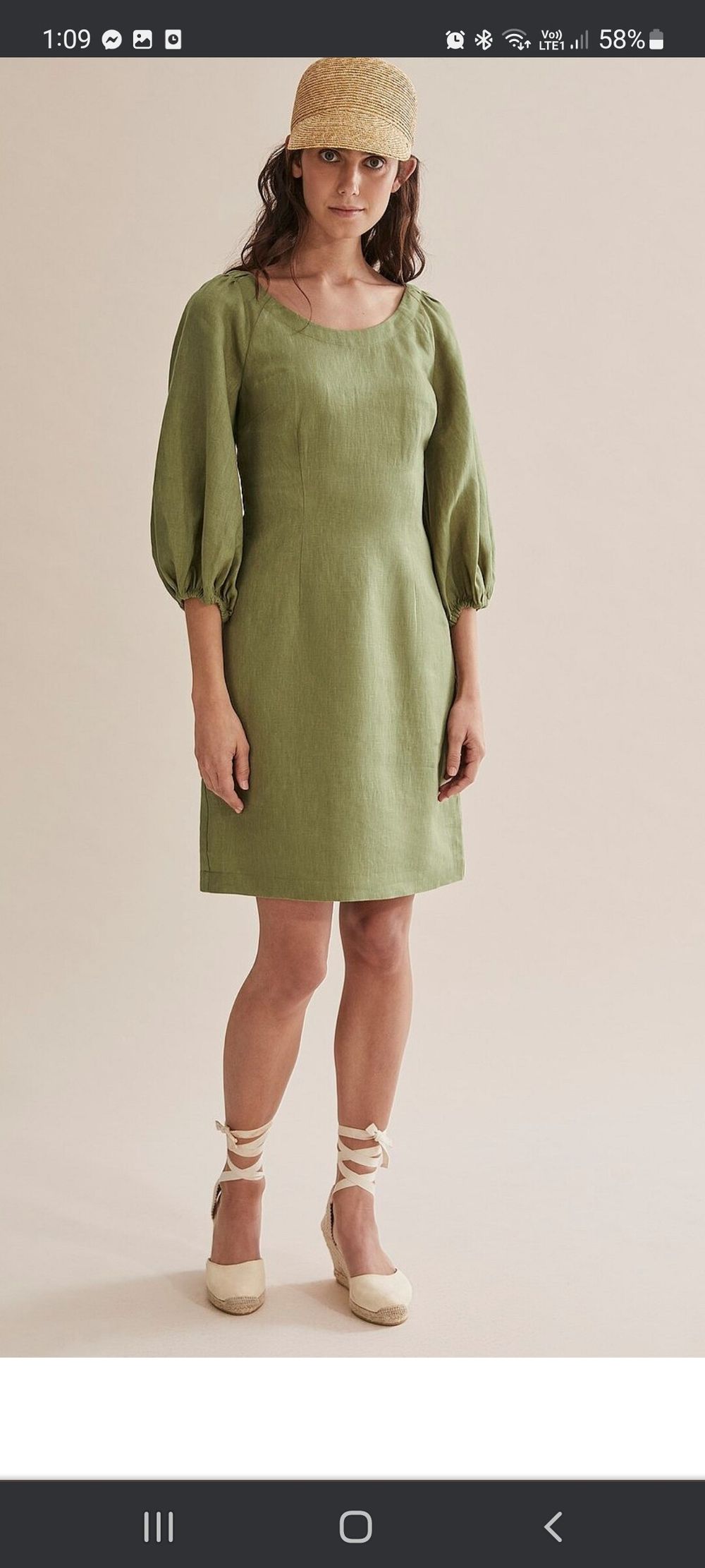 country road green linen dress NEW Country Road Size 2 Dress – MiniMe Preloved main image 0