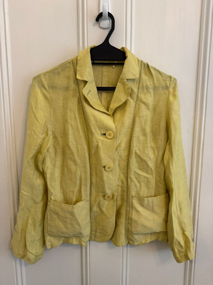Wixii Vintage Linen/silk Blazer