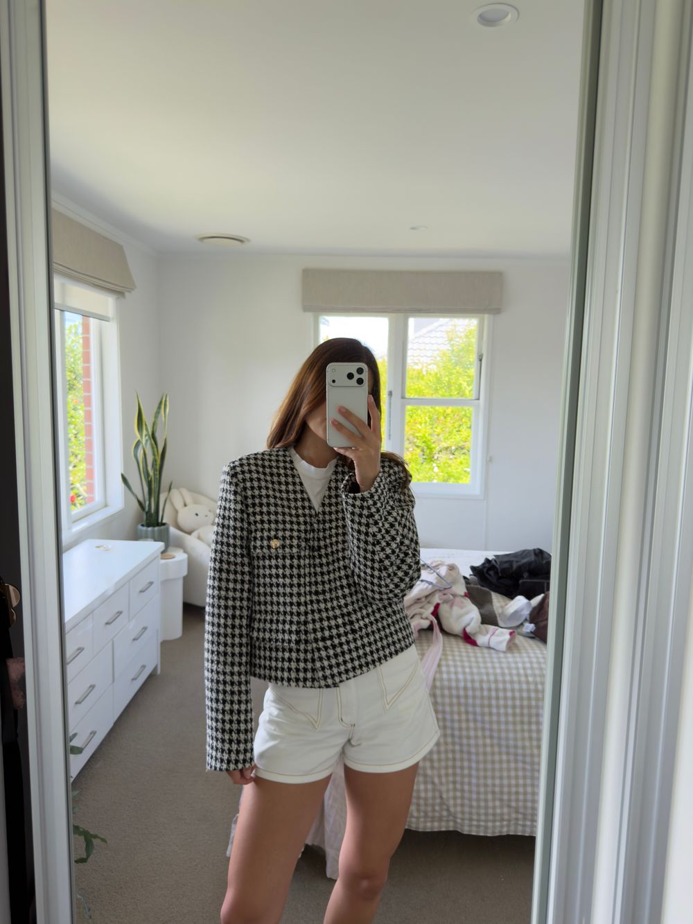 Anine Bing Houndstooth Jacket