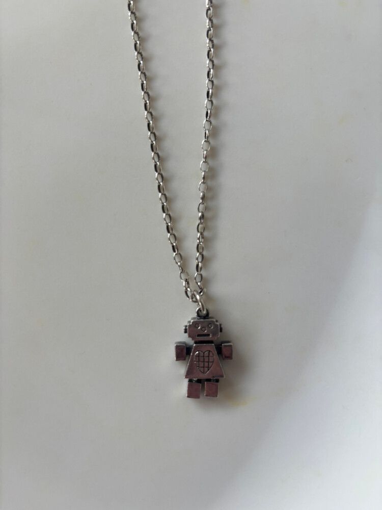 Karen Walker robot necklace 45cm