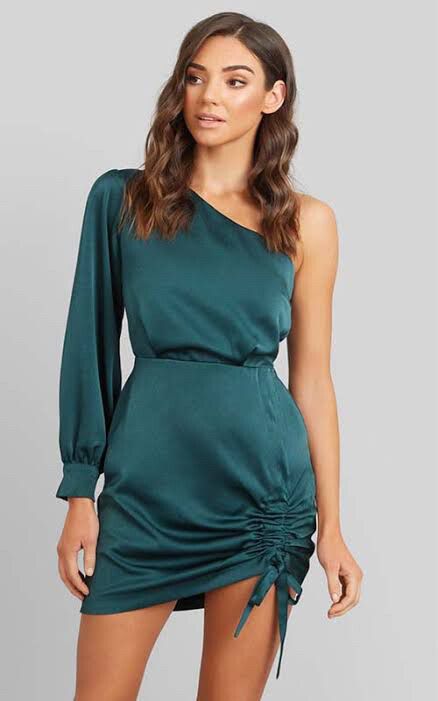 green white striped shirt dress Pomander Place Green Stripe Reina Dress Green / XXS main image 0