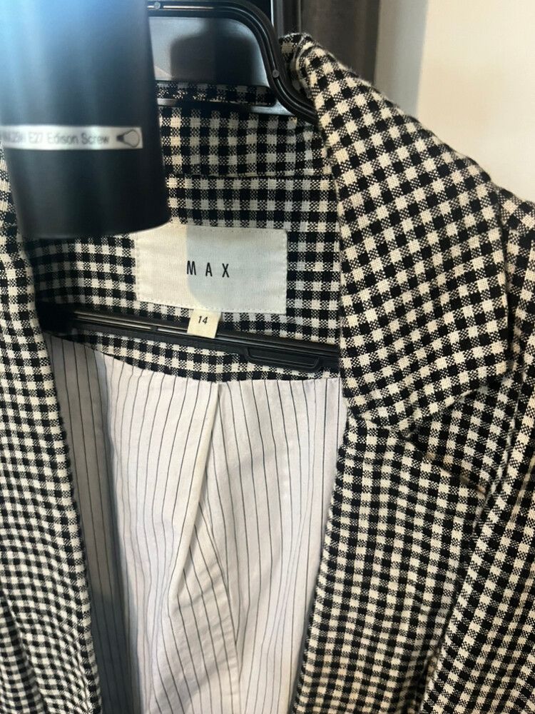 Gingham Blazer