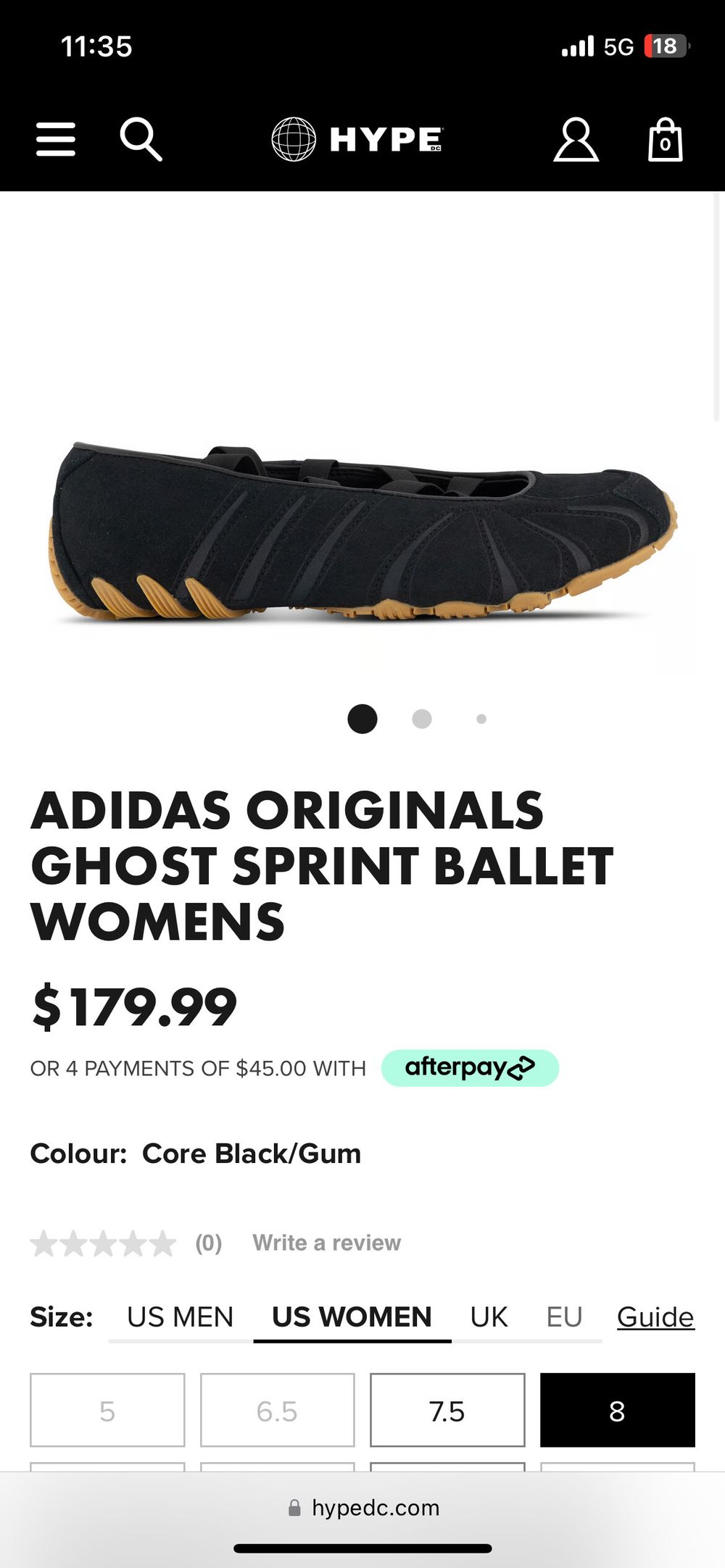 Adidas Originals Ghost Sprint Ballet Womens
