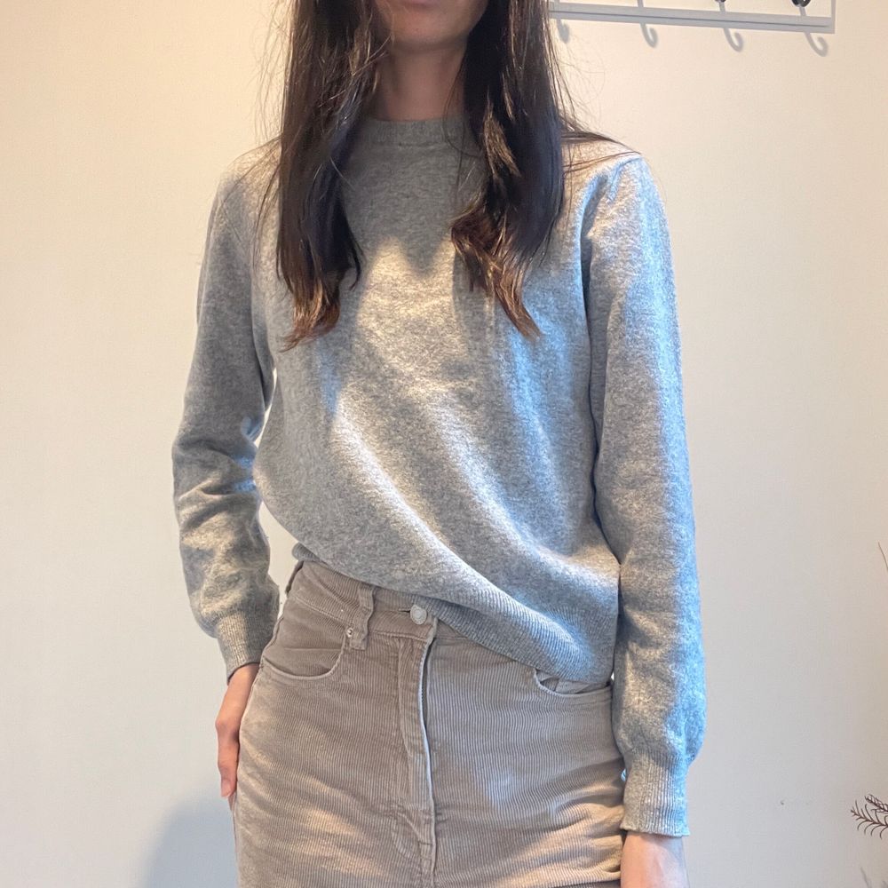 Merino & Cashmere Rosso Fiorentino Grey Knit Jumper