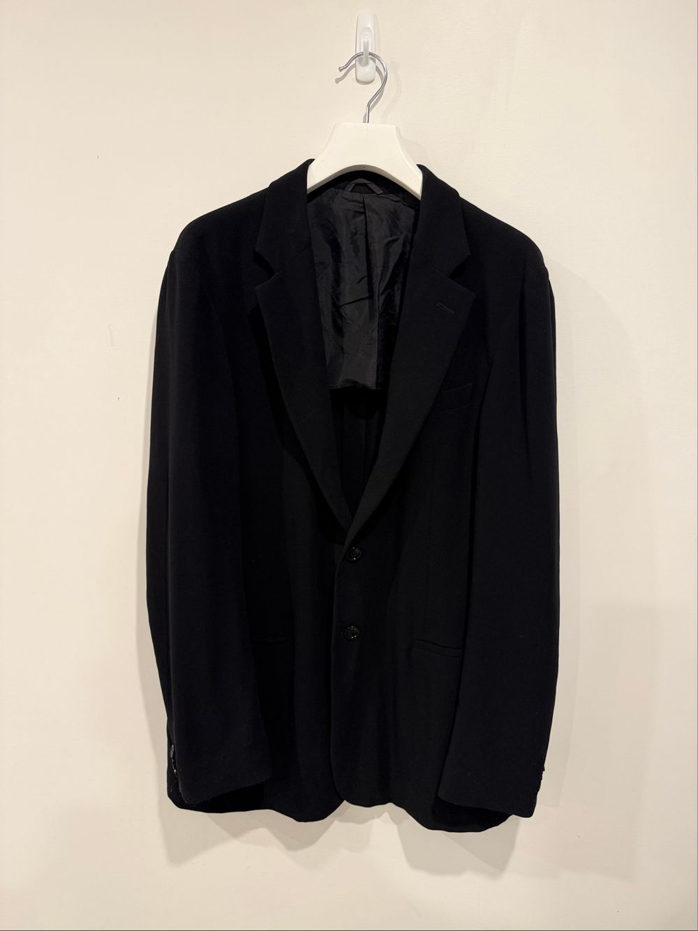 Giorgio Armani Black Wool Blazer