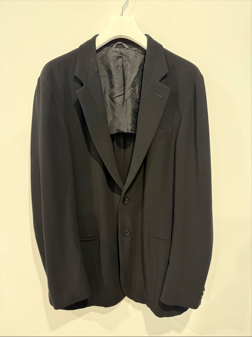 Giorgio Armani Black Wool Blazer - It52