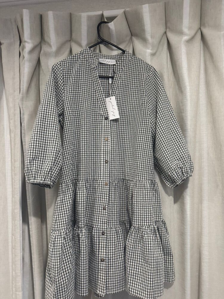 Gingham Check Mini Dress