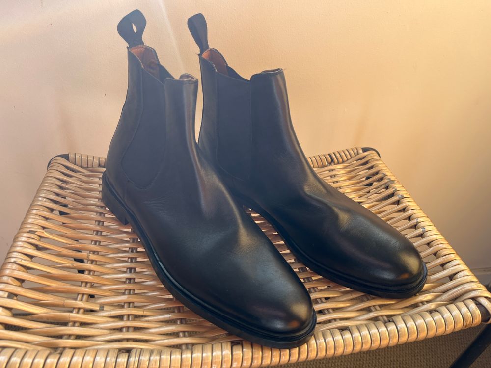 Tony Bianco Black leather Chelsea Boots