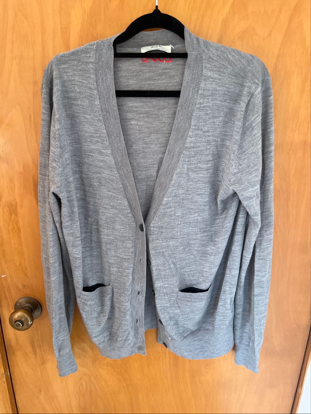 Rika Grey Knit Cardigan
