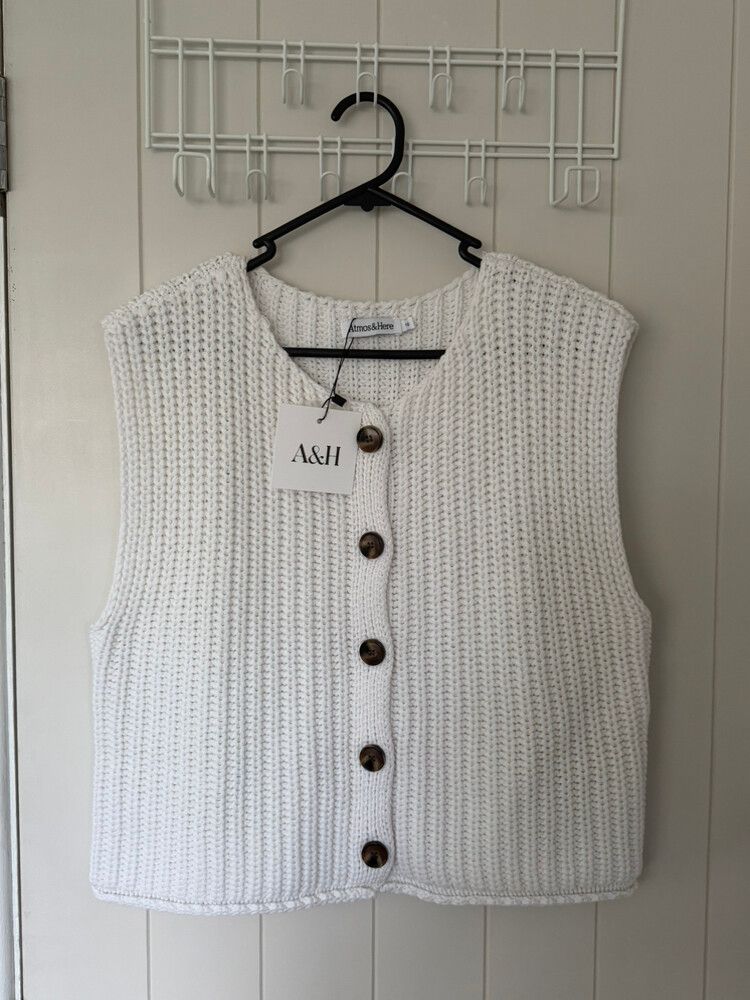 Atmos&Here Pia Open Knit Vest