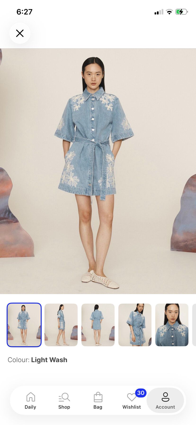 Charlene Denim Minim Dress