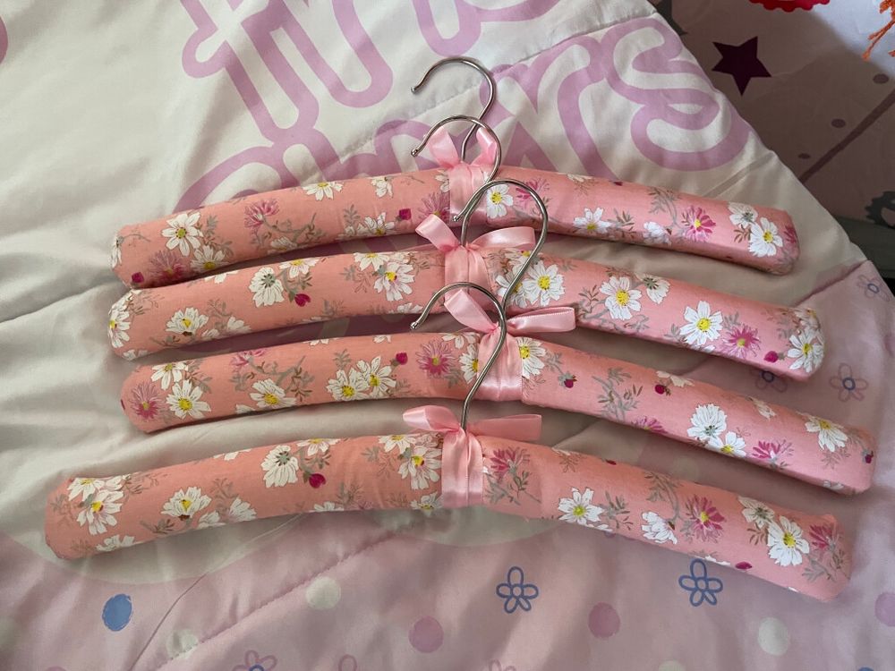 Floral Padded Hangers