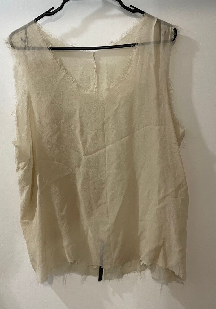 ZAMBESI embroidered silk top