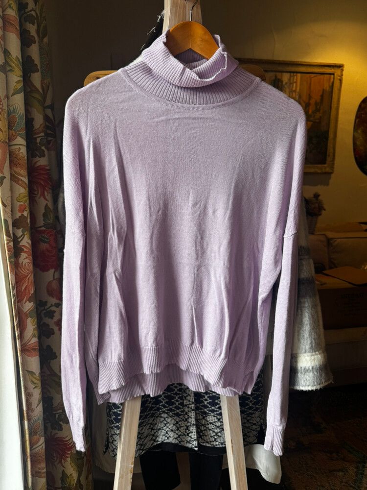 ‘From’ lilac merino sweater