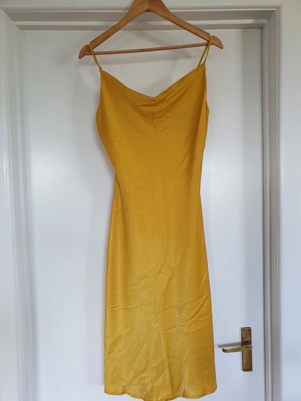 Pagani - Gold slip dress on Designer Wardrobe