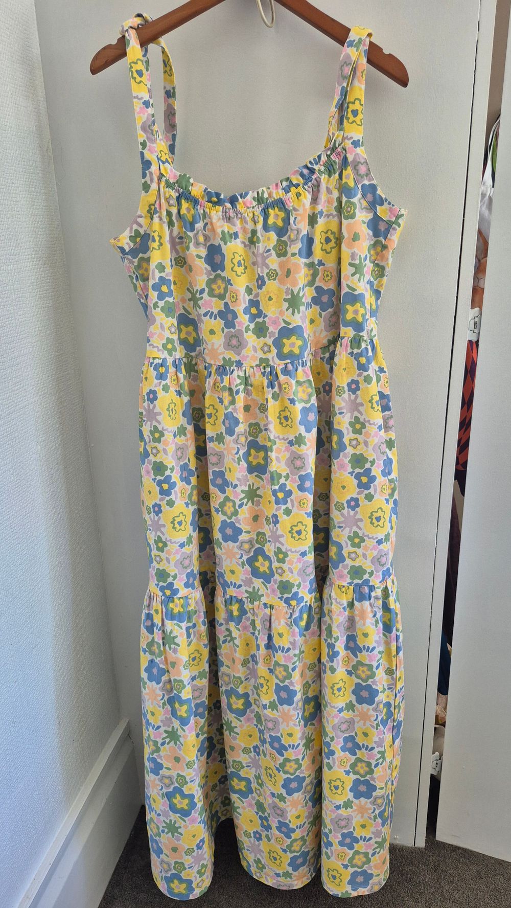 Thing Thing Multi Floral Print Midi Dress