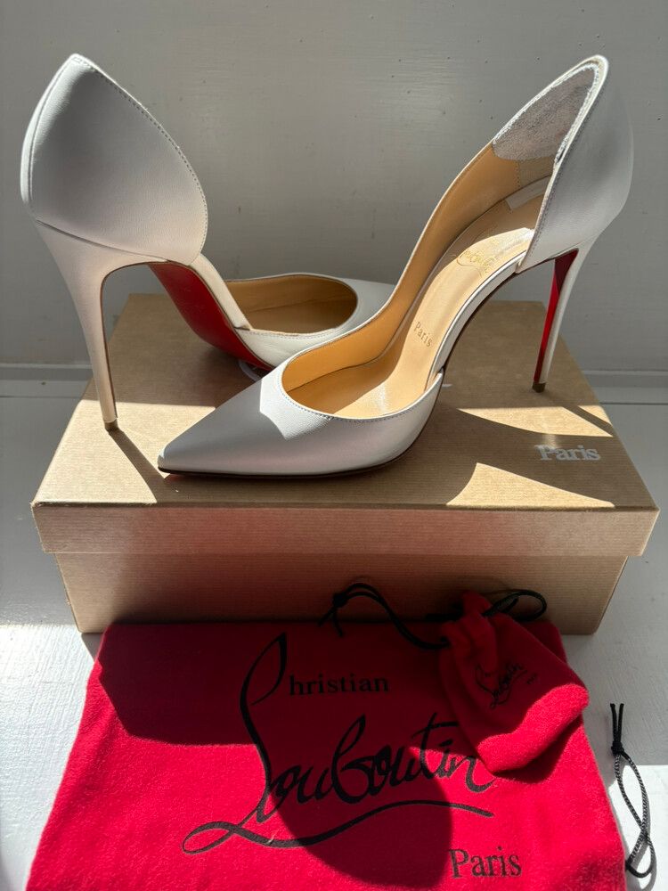 Christian Louboutin Iriza 100 Pump - white 39