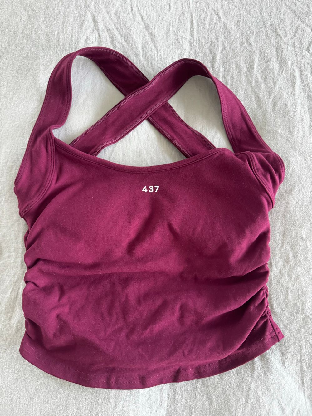 437 Sculpt Top - Black Cherry