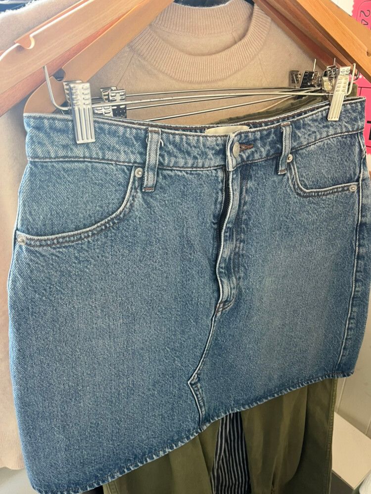Riders By Lee Blue Denim Skirt