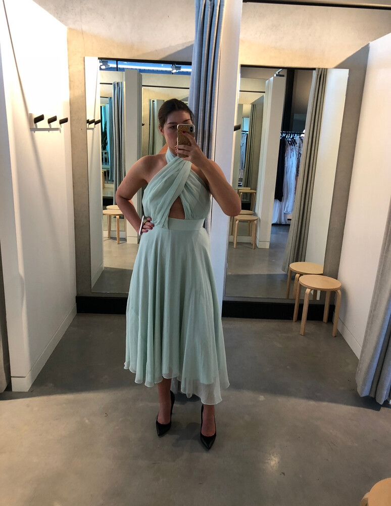 Camilla And Marc Stephanotis Dress Dusty Mint