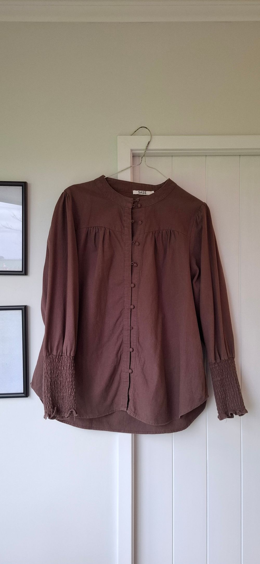 Sass Brown Long Sleeve Shirt