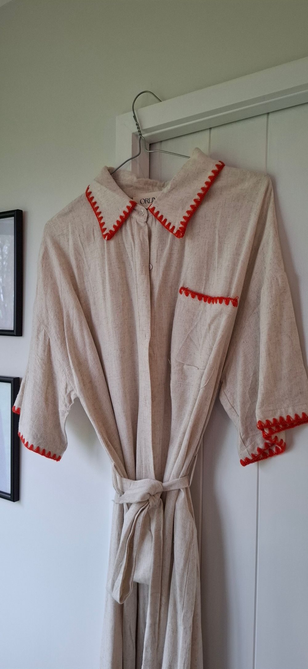 French Linen Shirt Dress