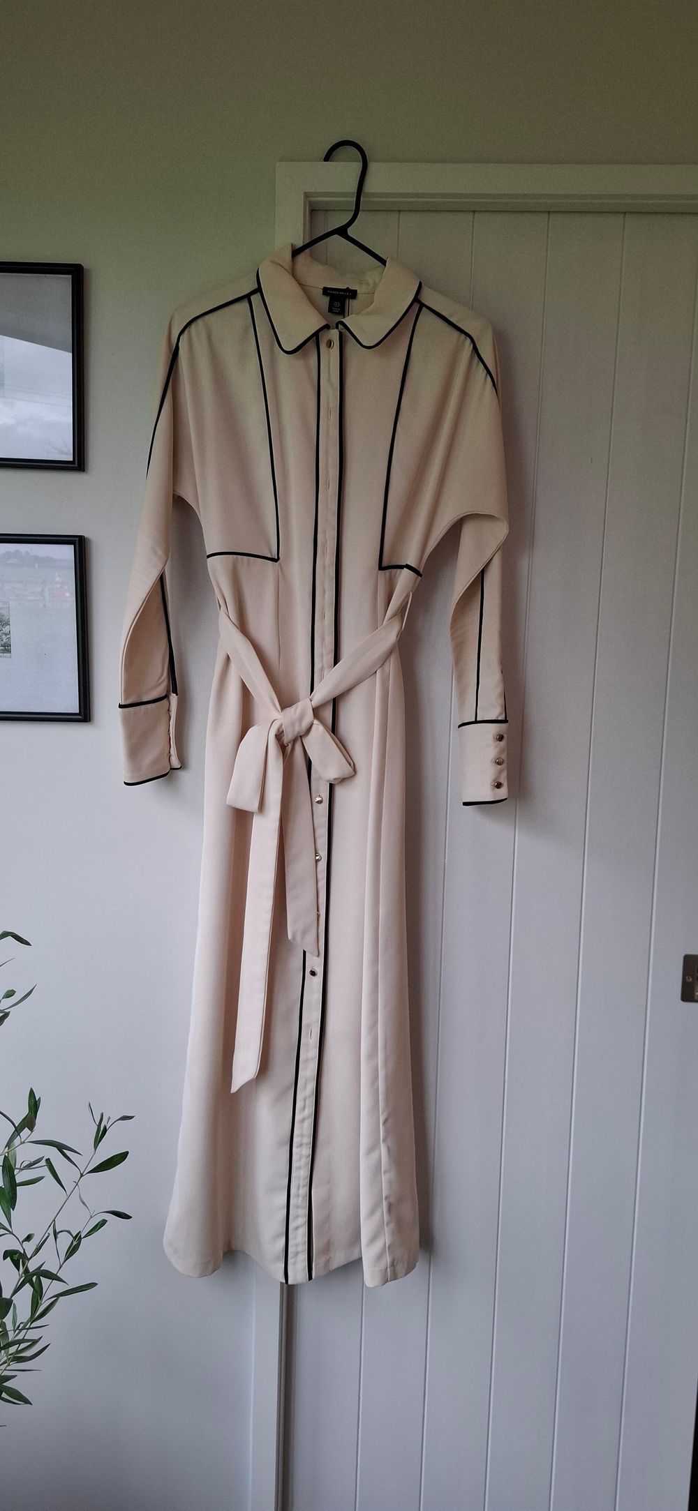 Karen Millen Cream Shirt Dress