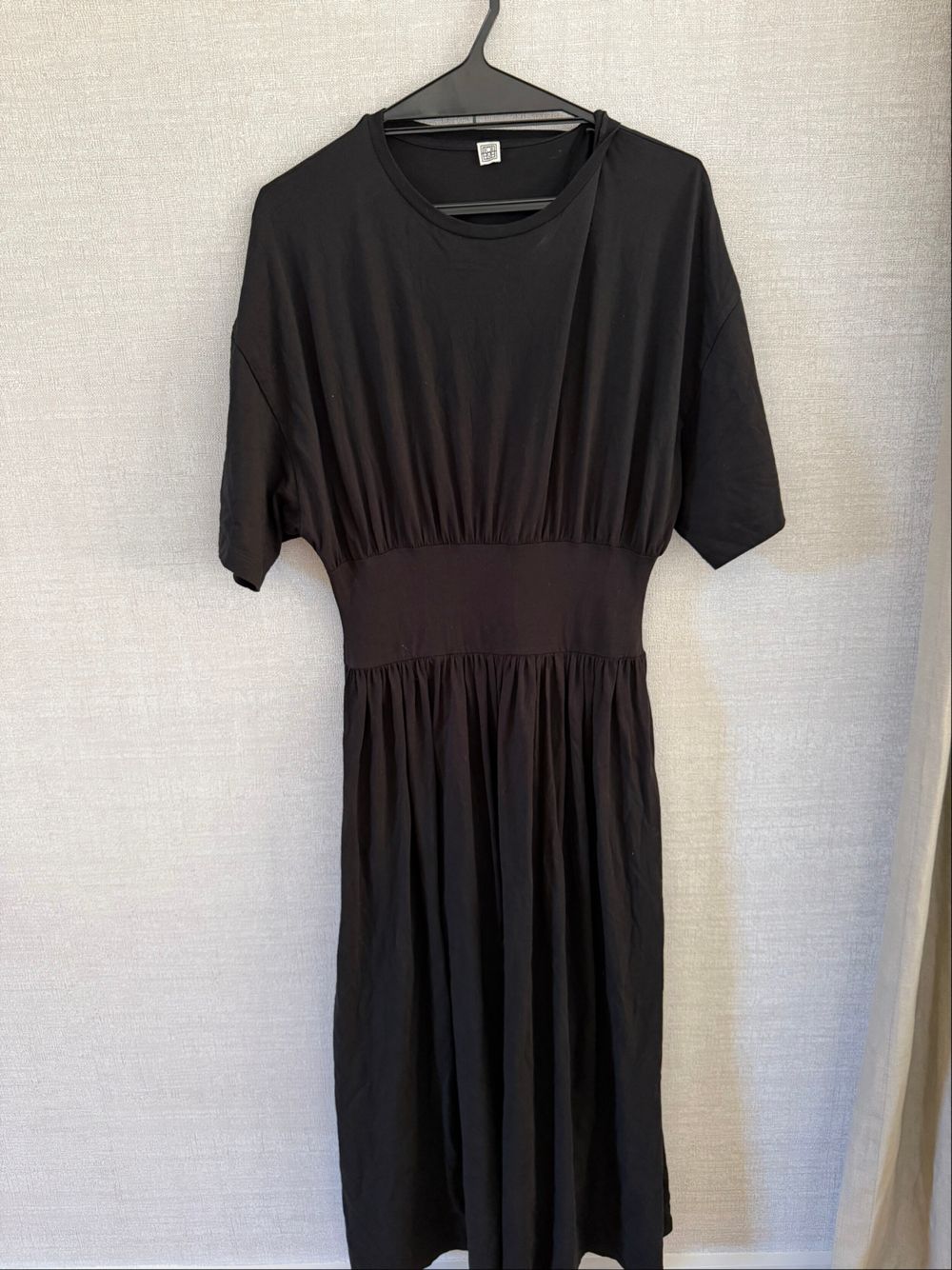 Toteme Black Midi Dress