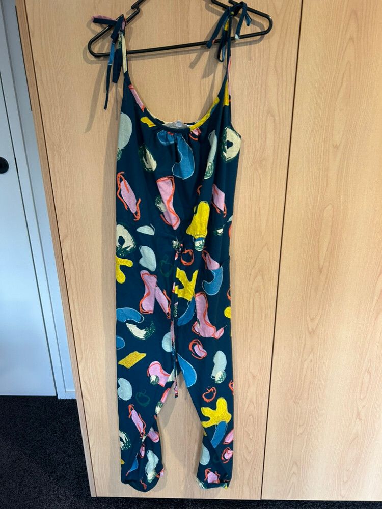 Gorman x Katie Eraser - Printed Tie Strap Jumpsuit
