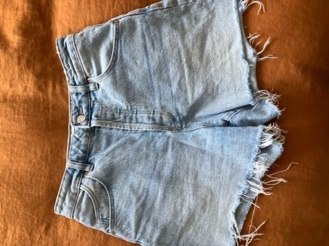 Rollas Blue Denim Shorts