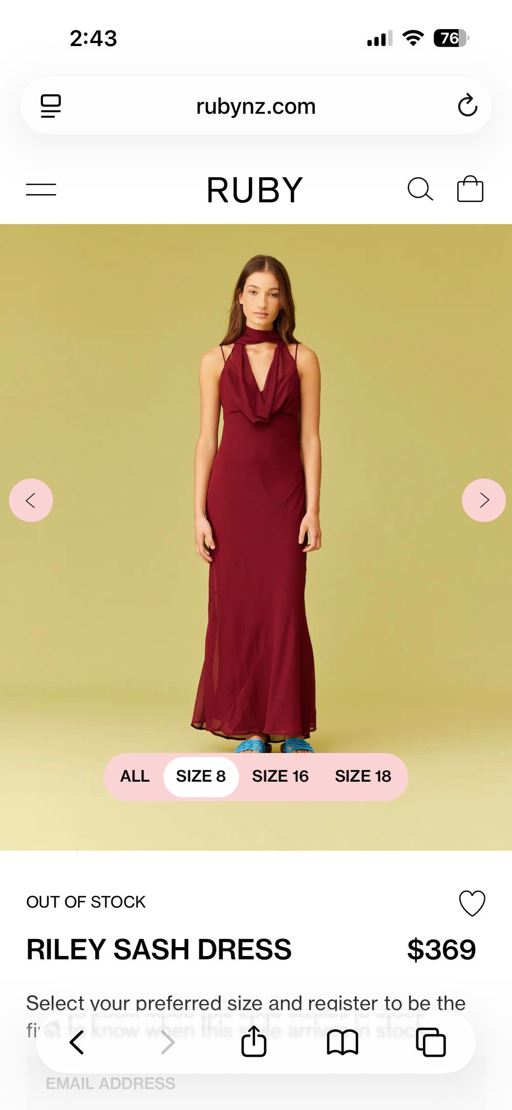 Ruby Riley Sash Dress