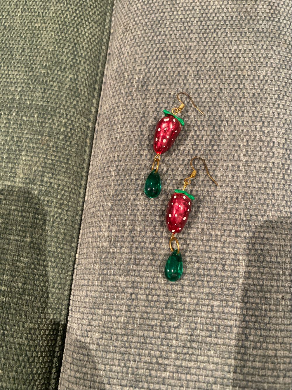 Strawberry Drop Earrings