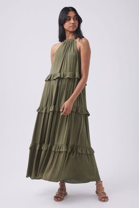 green emerald velvet dress Decjuba main image 0