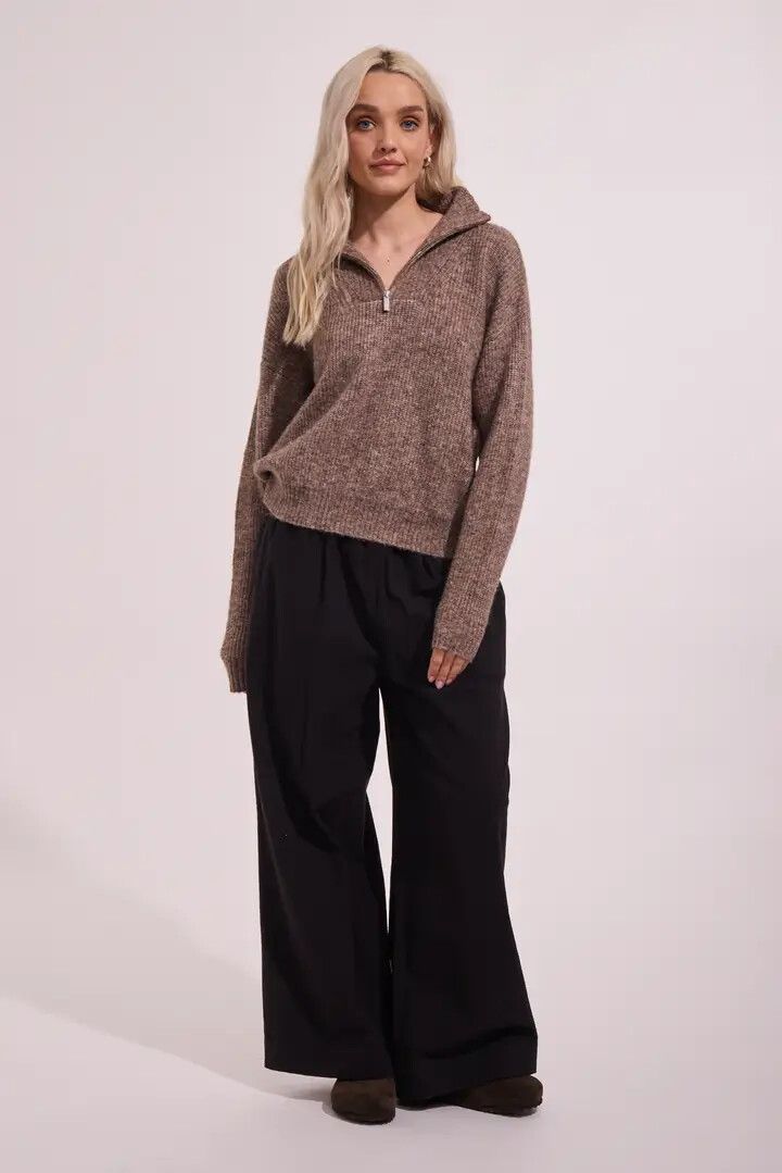 Quinn Zip Knit