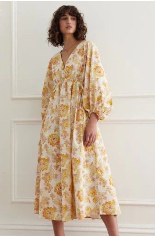 Kinney Bowie Dress in Neon Floral