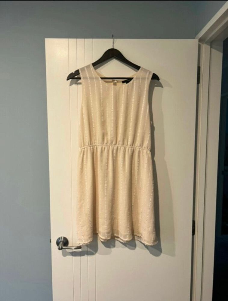 Cream Mini Summer Dress