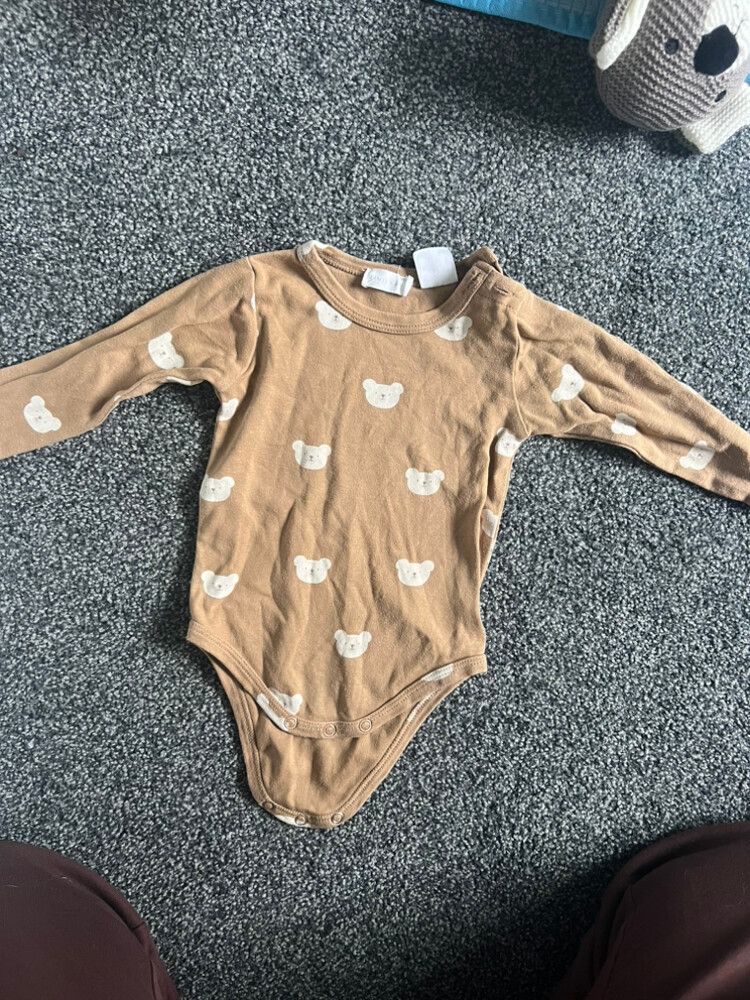 Bear Bodysuit 6-12 Months