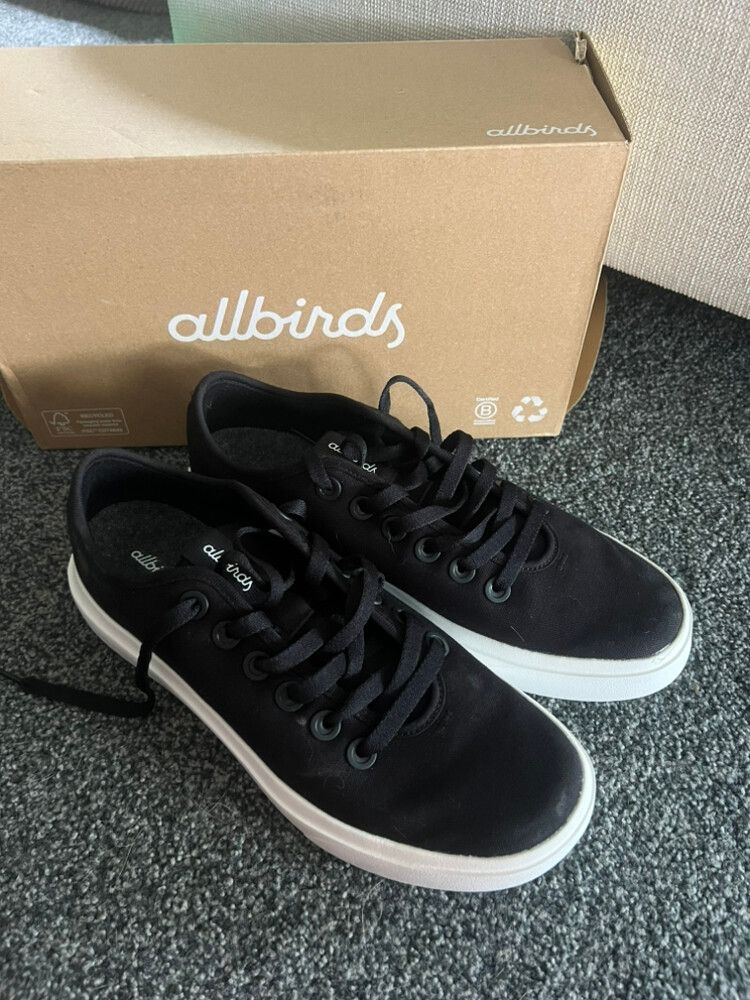Allbirds Black Canvas Piper near new  Men’s