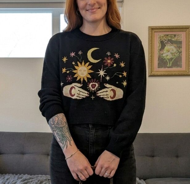 Black Friday Black Celestial Jumper