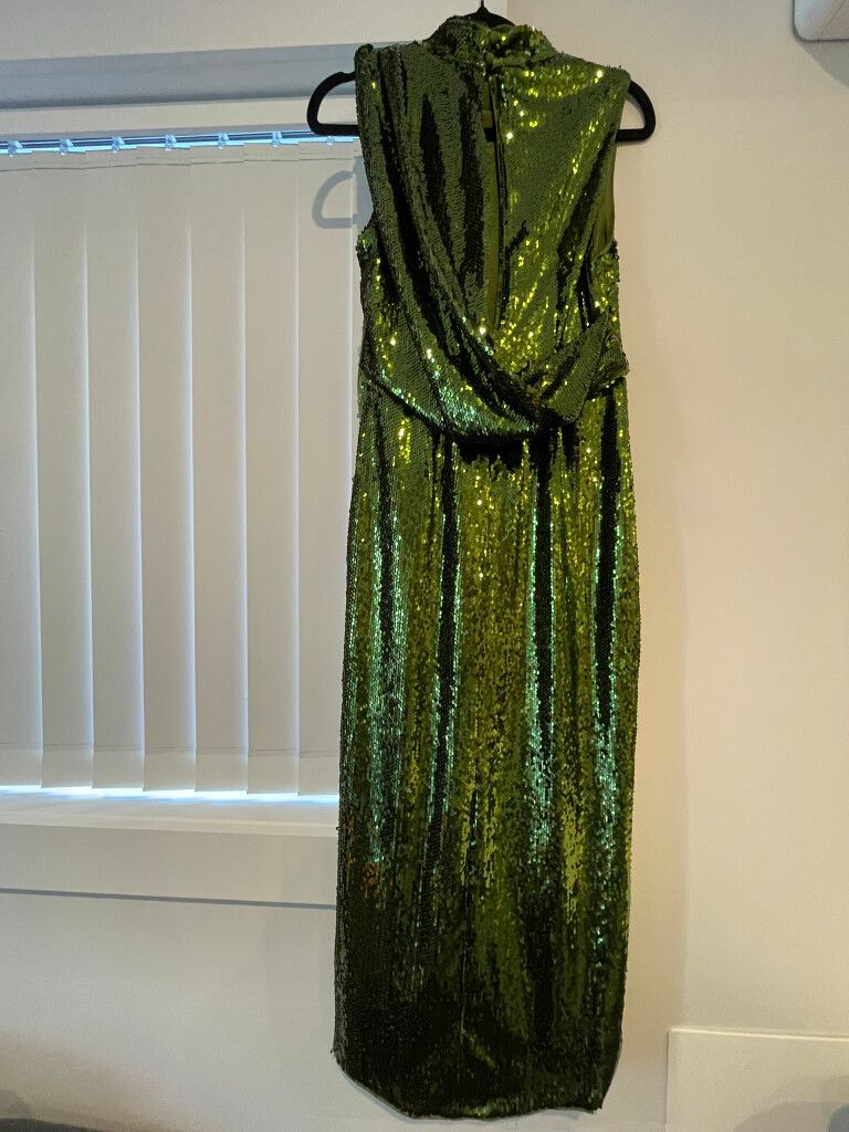 emerald green prom dress 2025 Sylvia Green Sequin Maxi Dress – Frock and Frill